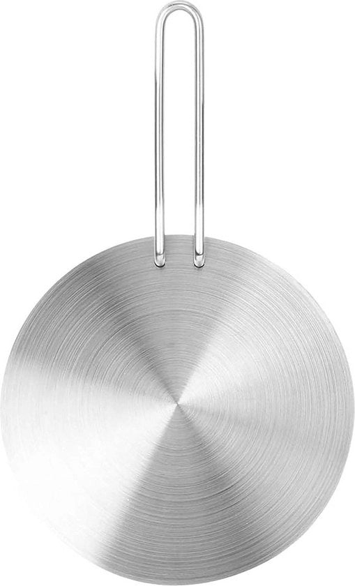 Diffusore termico RVS manico rimovibile - bollitore per latte - diffusore per induzione per calore - 8 9 10 - 20 cm.