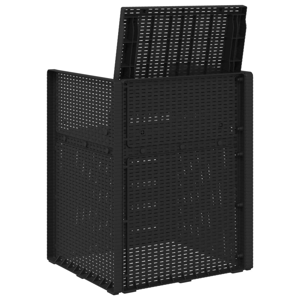 Sedie da pranzo da giardino 2 pz | Sedie da Esterno Antracite 53 x 47 x 88,5 cm