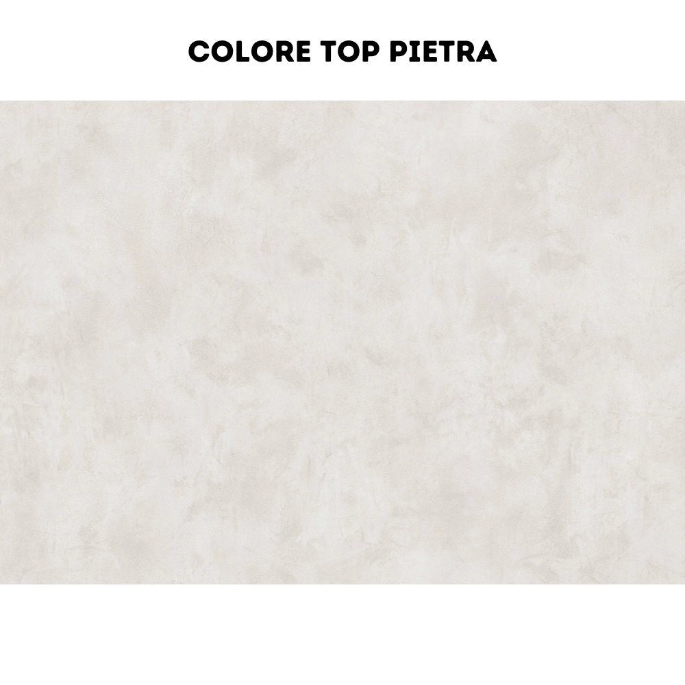 Cucina 360 x 60 cm rovere tortora con elettrodomestici