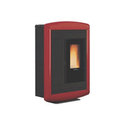 Extraflame 1275707 Souvenir Lux Evo Stufa a pellet canalizzata fino a 6 metri 10,2 kW colore Bordeaux