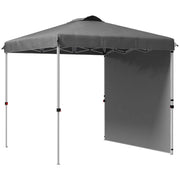 Tenda da giardino pieghevole ¨C zephmum ¨C grigio scuro 250x250x220 cm