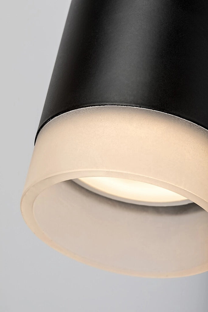 Applique Toras 1 luce rovere/nero GU10 Rabalux 73121