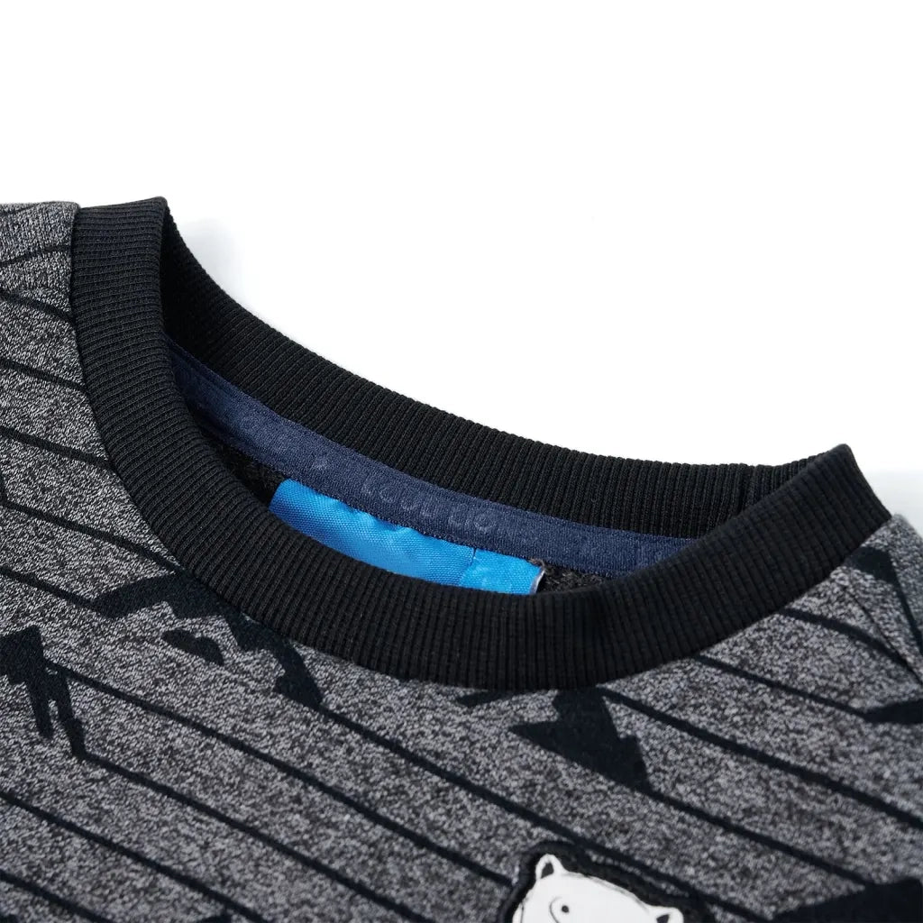 Felpa per Bambini Blu Marino MÃ©lange 104cod mxl 132448