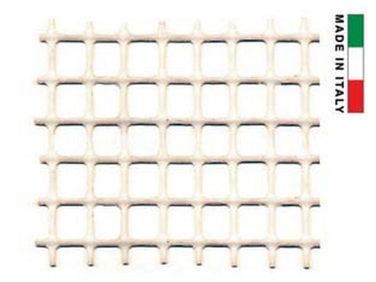 rete in plastica quadra bianca mm.10x10 - maglia mm.10x10 - altezza cm.100 cod:ferx.fer3605