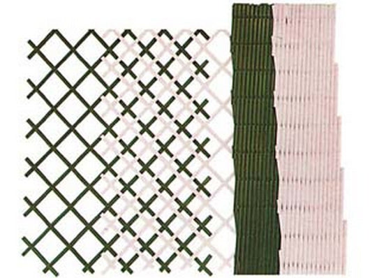 tralicci in plastica per rampicanti - colore bianco - mt.4x1 cod:ferx.fer96492