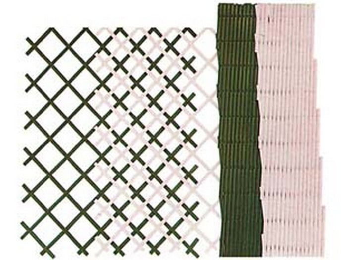 tralicci in plastica per rampicanti - colore bianco - mt.2x1 cod:ferx.fer70157