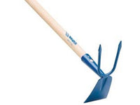 zappino quadro bidente con manico in legno cod:ferx.fer7030