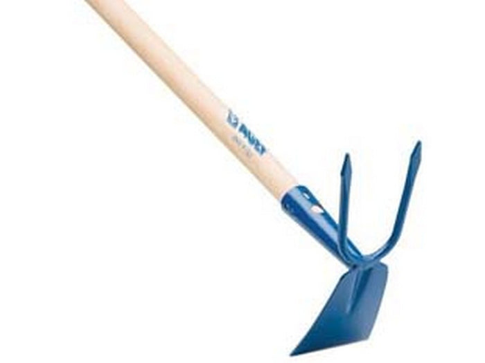 zappino quadro bidente con manico in legno cod:ferx.fer7030