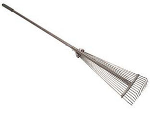 scopa per foglie regolabile con manico - tipo normale cod:ferx.fer57721