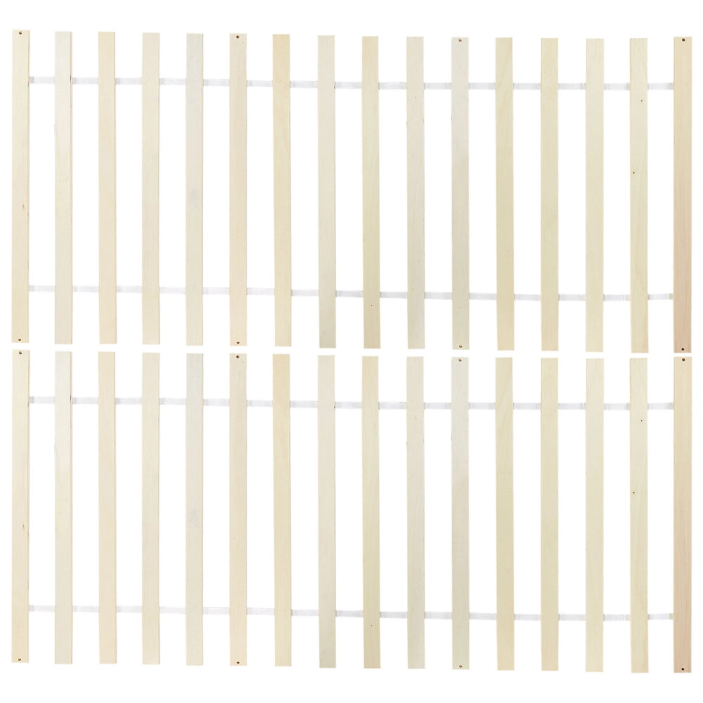 Letto in legno di pino bianco matrimoniale 140 x 200 cm 6 stile scandinavo