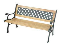 panchina losanghe - tipo normale - cm.126x56x74h. - peso kg.23 cod:ferx.fer180481