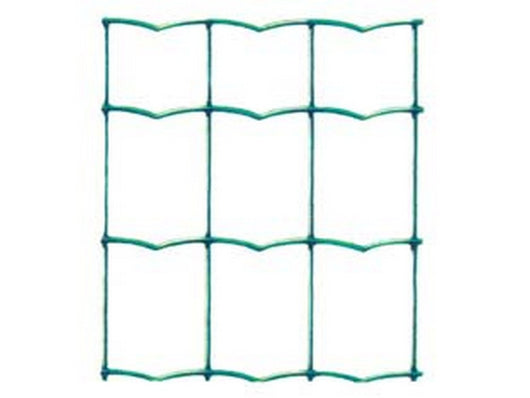 rete elettrosaldata plastificata verde ondulata "novaplax" - filo ø mm.2,2  cod:ferx.fer240277