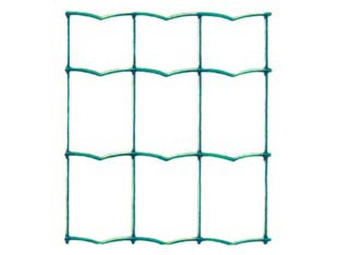 rete elettrosaldata plastificata verde ondulata "novaplax" - filo ø mm.2,2  cod:ferx.fer240277