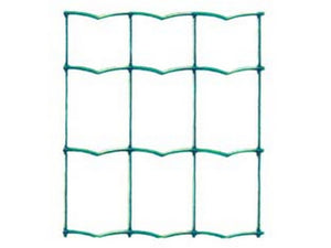 rete elettrosaldata plastificata verde ondulata "novaplax" filo  mm.2,2 cod:ferx.fer263290