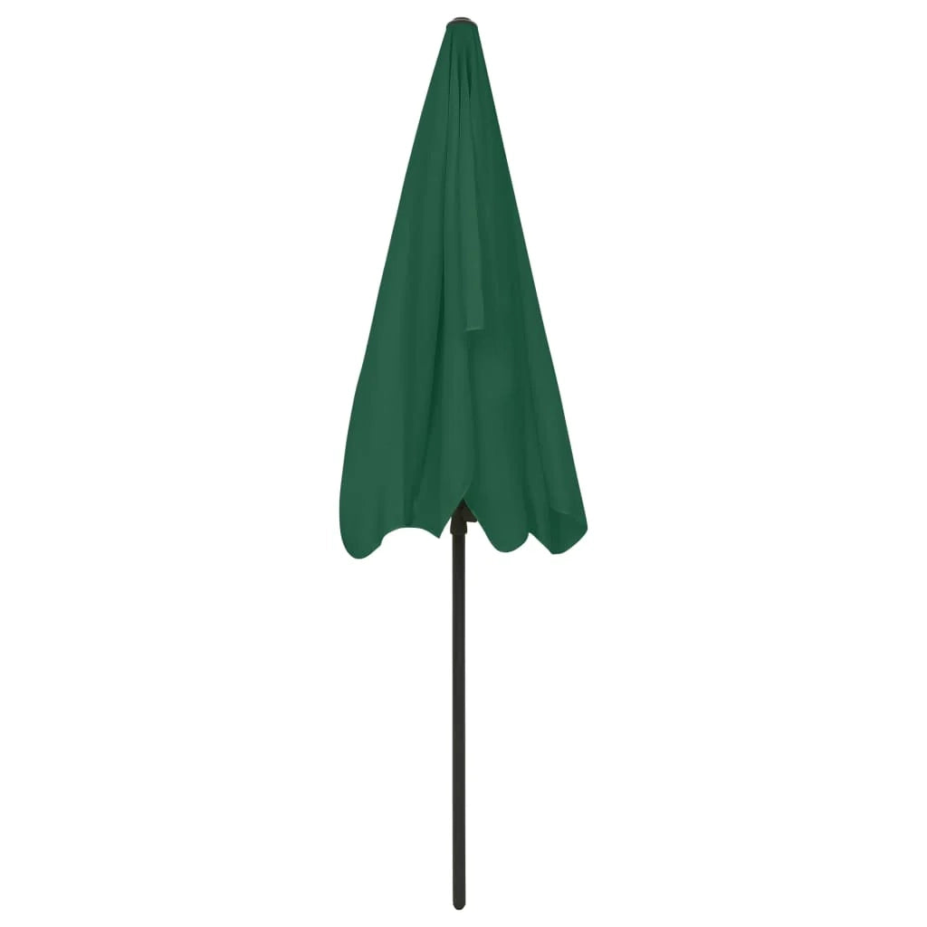 Ombrellone verde 200 x 125 cm 02_0008410