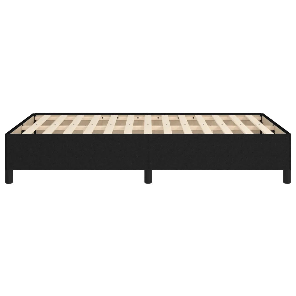 Giroletto senza Materasso Nero 120x190 cm in Tessuto 379510