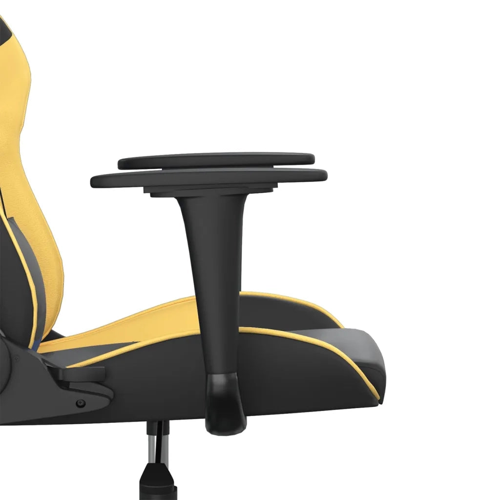 Sedia da Gaming | Sedia da e-sports Nera e Oro in Similpelle