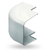 Angolo esterno per canalina mm 65x50 in pvc bianco climatizzatori