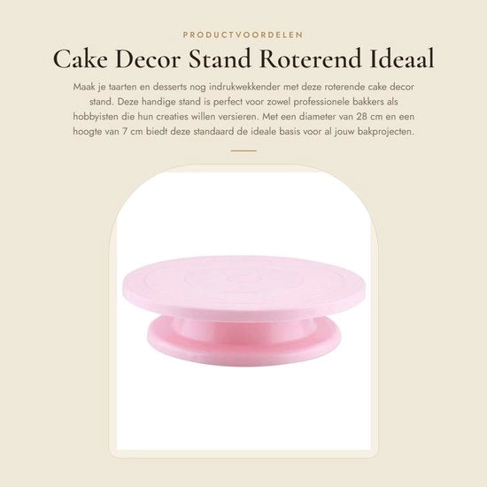 Torta Rotante - Piatto per Torta - Decorazione per Dolci - Vetrina per Dessert - Tavolo per Torta Rotante - Attrezzo per Dolciere