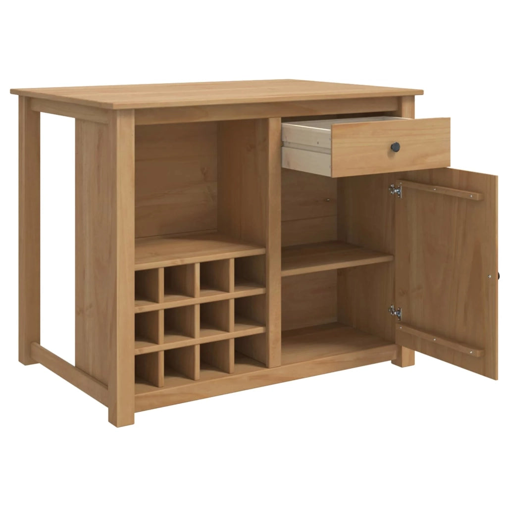 Carrello da Cucina PANAMA 2 pcs Cera di Miele 112 x 77 x 90 cm