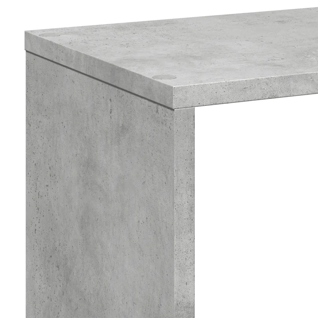 vidaXL Libreria Divisorio Grigio Cemento 67x25x161,5 cm in Truciolato