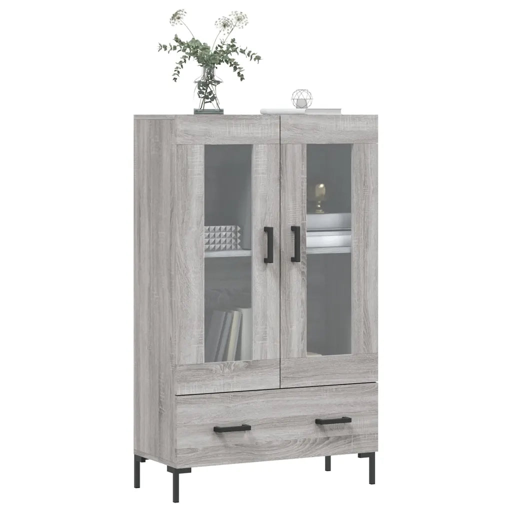 Credenza Grigio Sonoma 69,5x31x115 cm in Legno Multistratocod mxl 80889