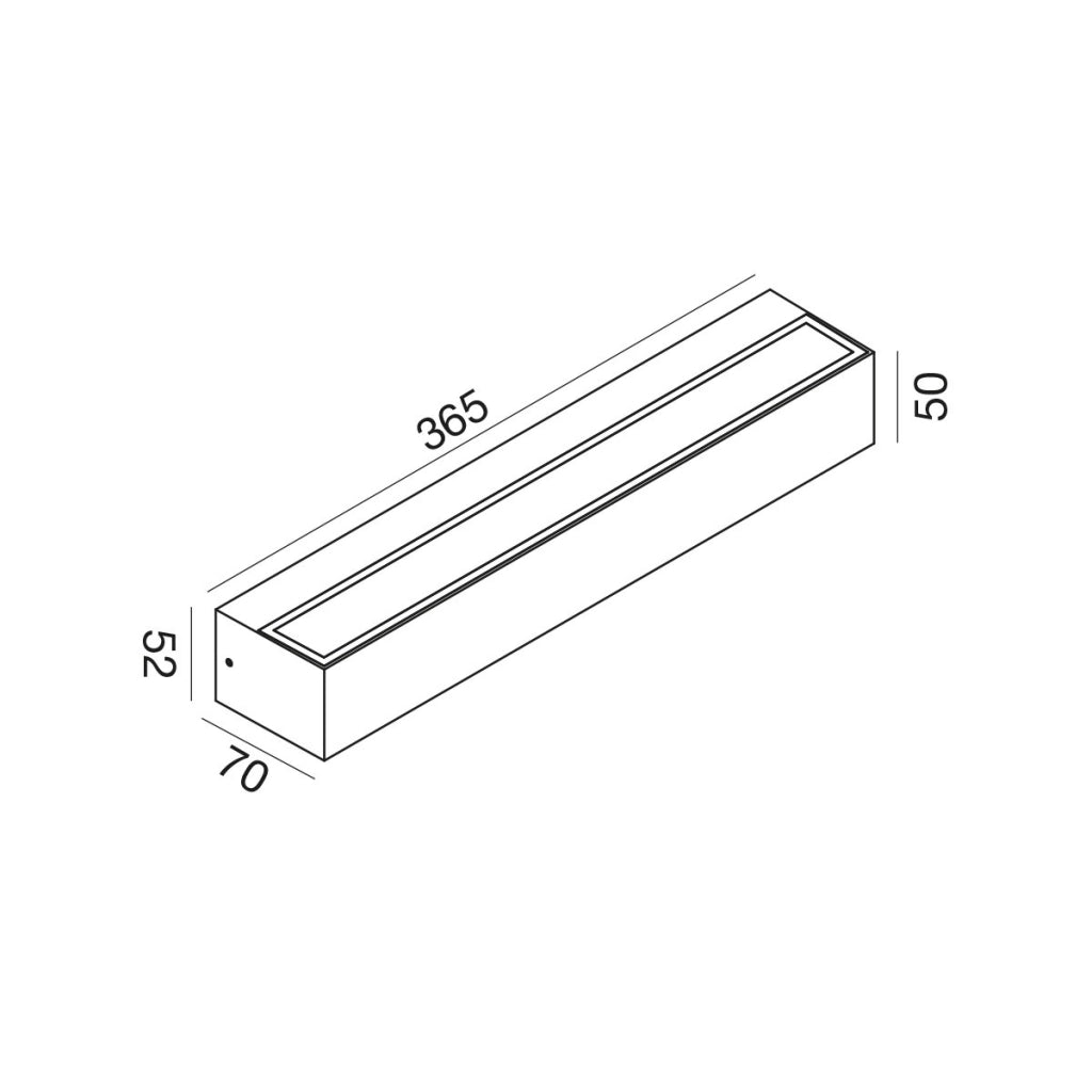Applique LED 2x15W GES2247 biemissione CCT 3000K/4000K/5000K, struttura in alluminio pressofuso grigio antracite - Gealuce