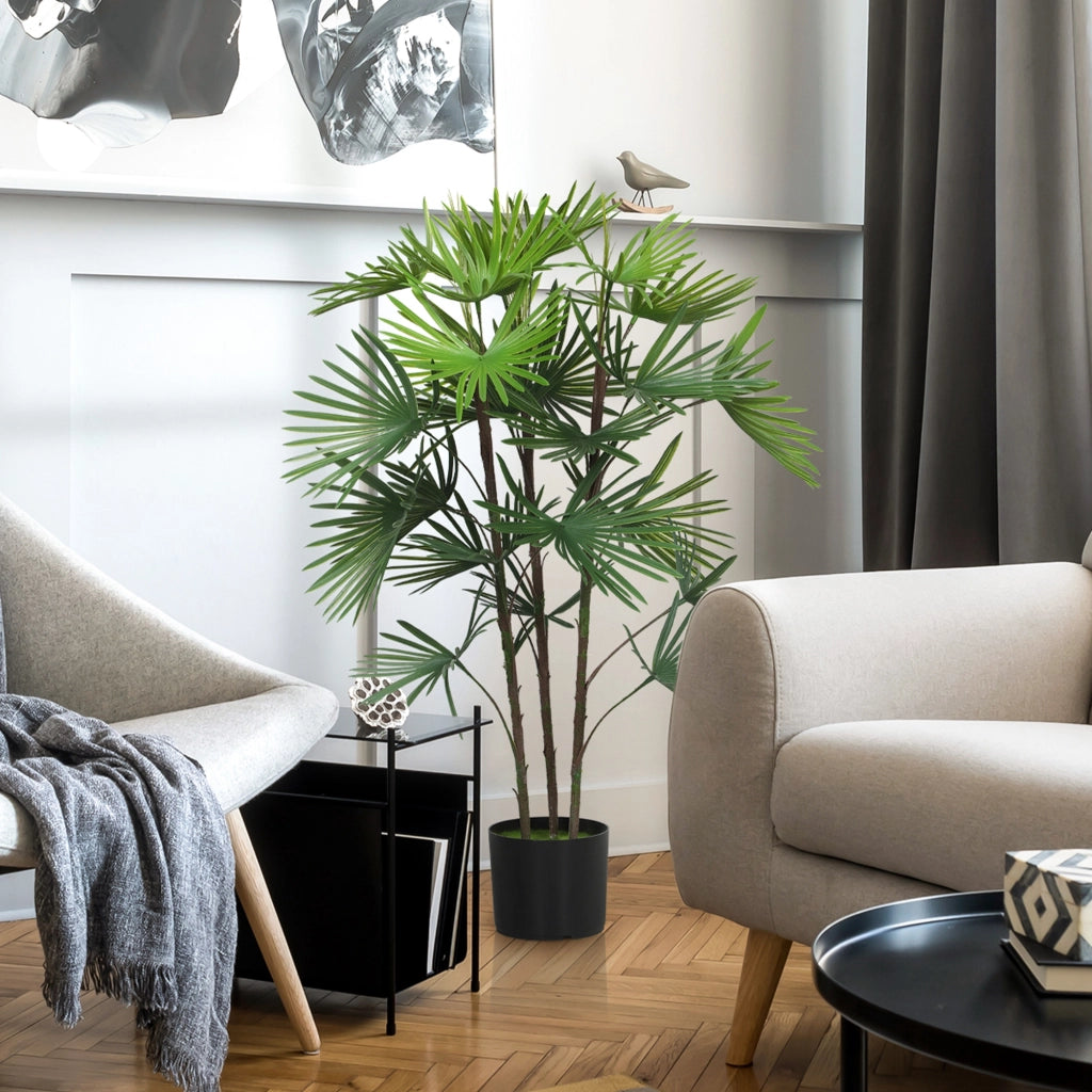 Palma Artificiale con Vaso ¨C zephmum ¨C Verde 90 cm