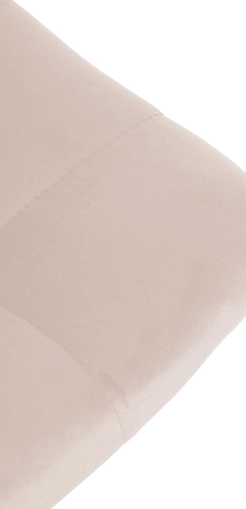 Sgabello Jerry Velvet Beige,cromo