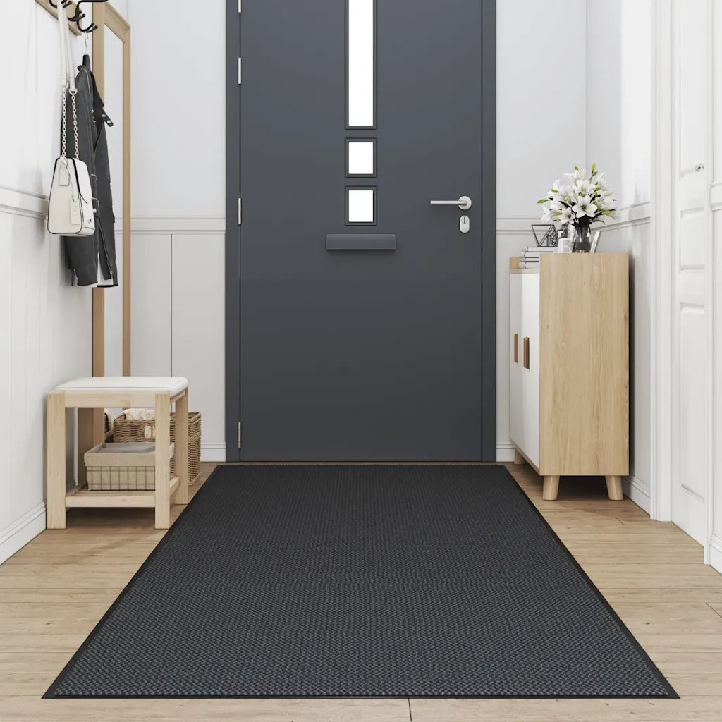 vidaXL Zerbino Nero 115x400 cm