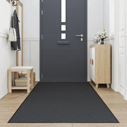 vidaXL Zerbino Nero 115x400 cm