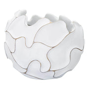 Vaso Resina Decorato cm Ø 44X37 - GASPEAU LINES