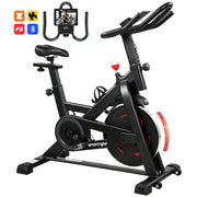 Ciclismo da Interno Silenzioso ¨C zephmum ¨C Nero 111.5x52.5x114.5cm