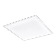 Plafoniera Moderna Salobrena 1 Alluminio Bianco Luce Led Integrato 33W