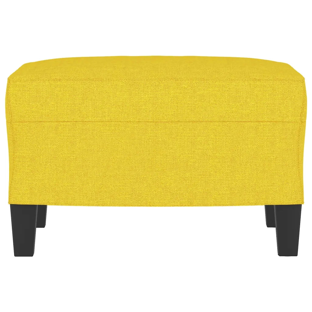 Poggiapiedi Giallo Chiaro 60x50x41 cm in Tessuto cod mxl 68725
