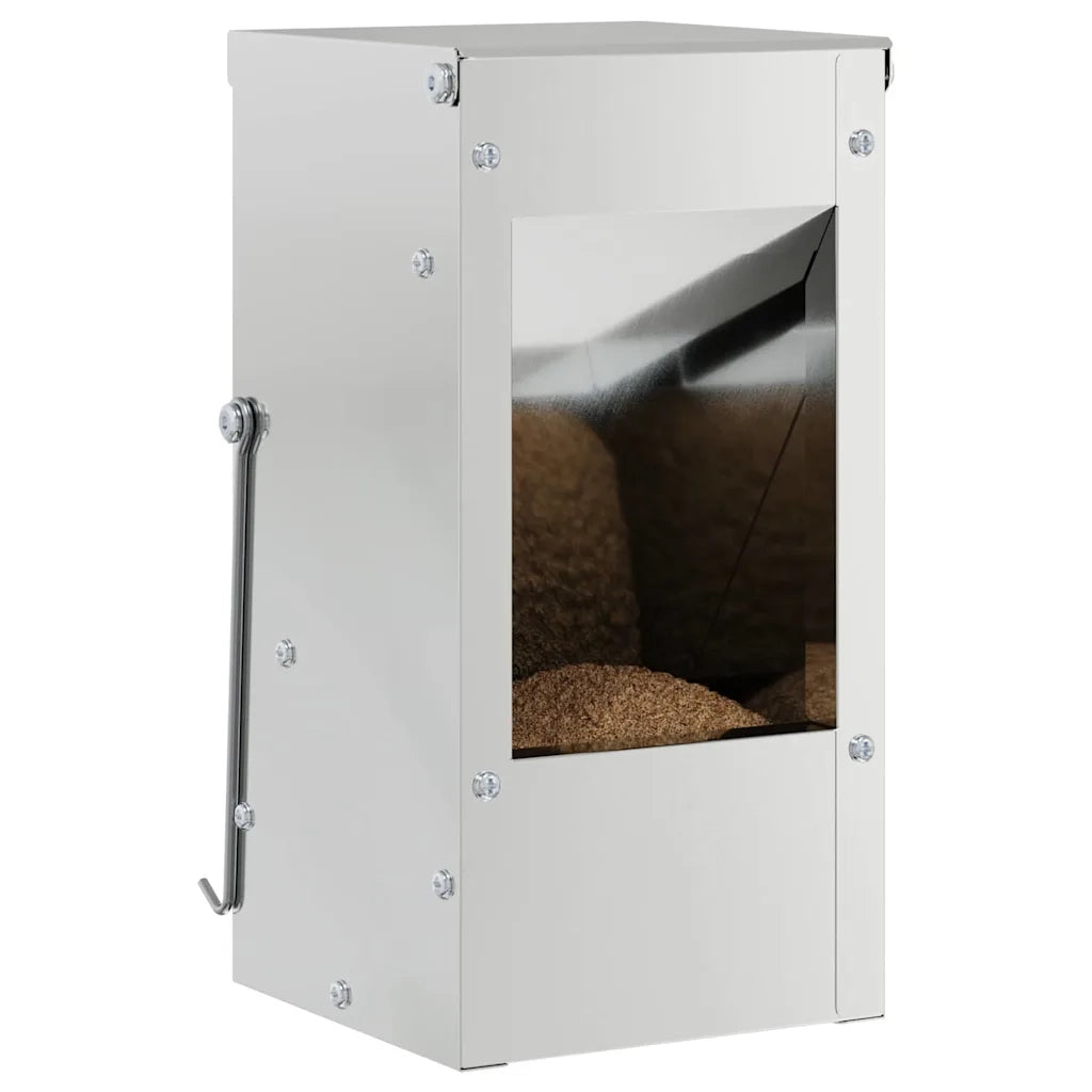 Mangiatore per conigli Argento 12,5 x 12,5 x 25 cm CFW8039097