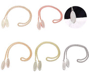 Servetclips eleganti in acciaio inossidabile - 1 pezzo - 5 colori