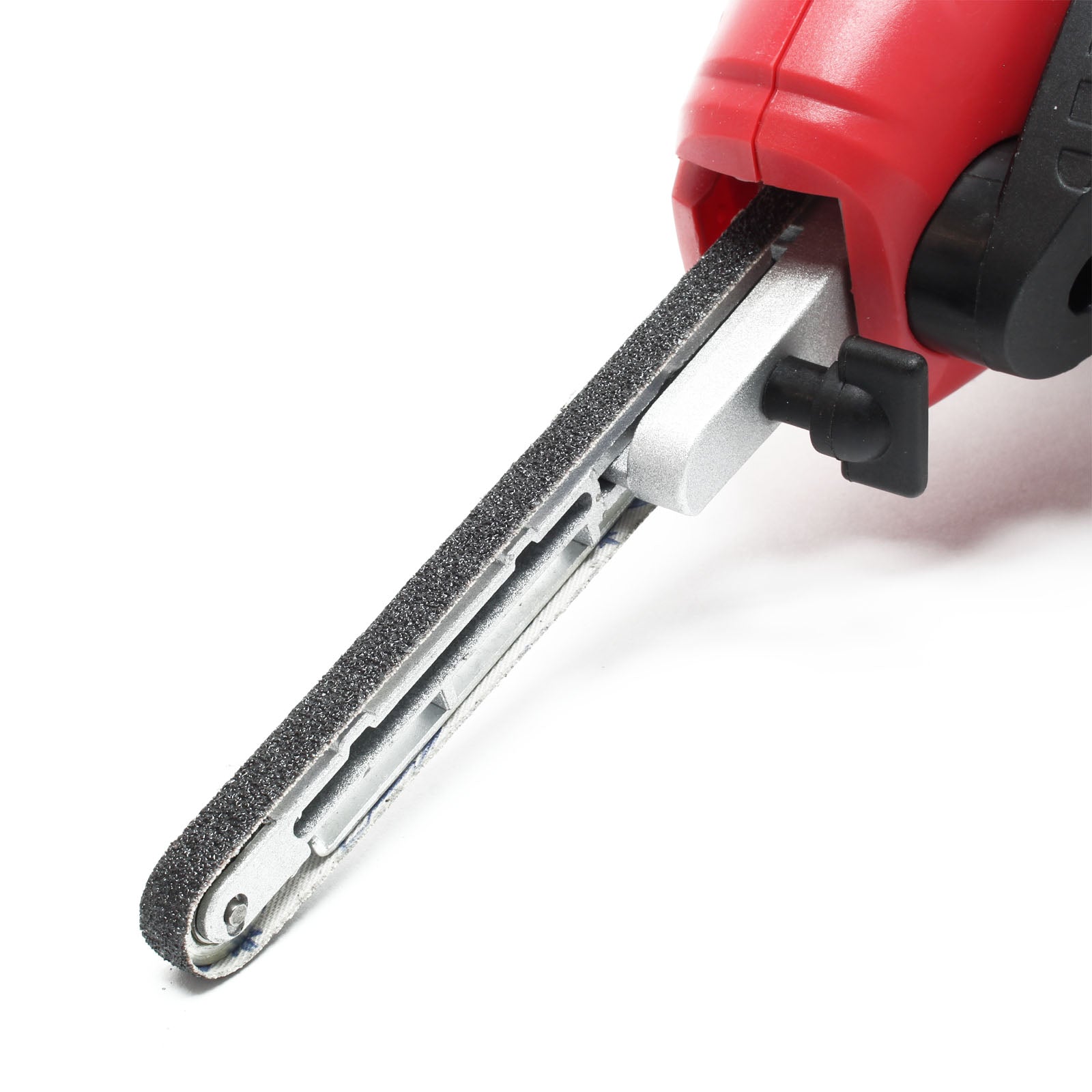 Levigatrice a nastro 400W con tre bracci di smerigliatura intercambiabili e 10 nastri abrasivi