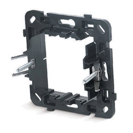 Supporto a 2 moduli per scatola tonda