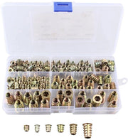 Set di Viti a Scudo di 165 Pezzi - Viti a 6 Ghiaccio - Lega di Zinco - M4/M5/M6/M8 - Duraturo e Resistente all'Oxidazione - Incluso Cassetto di Riposo
