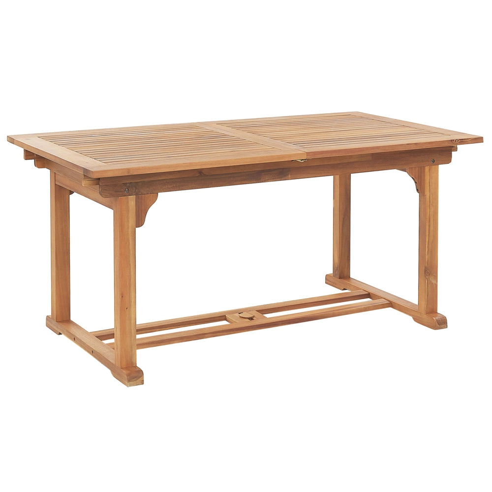 Set da pranzo da giardino in legno di acacia con cuscini color tortora 6 posti sedie pieghevoli regolabili per esterni in stile country