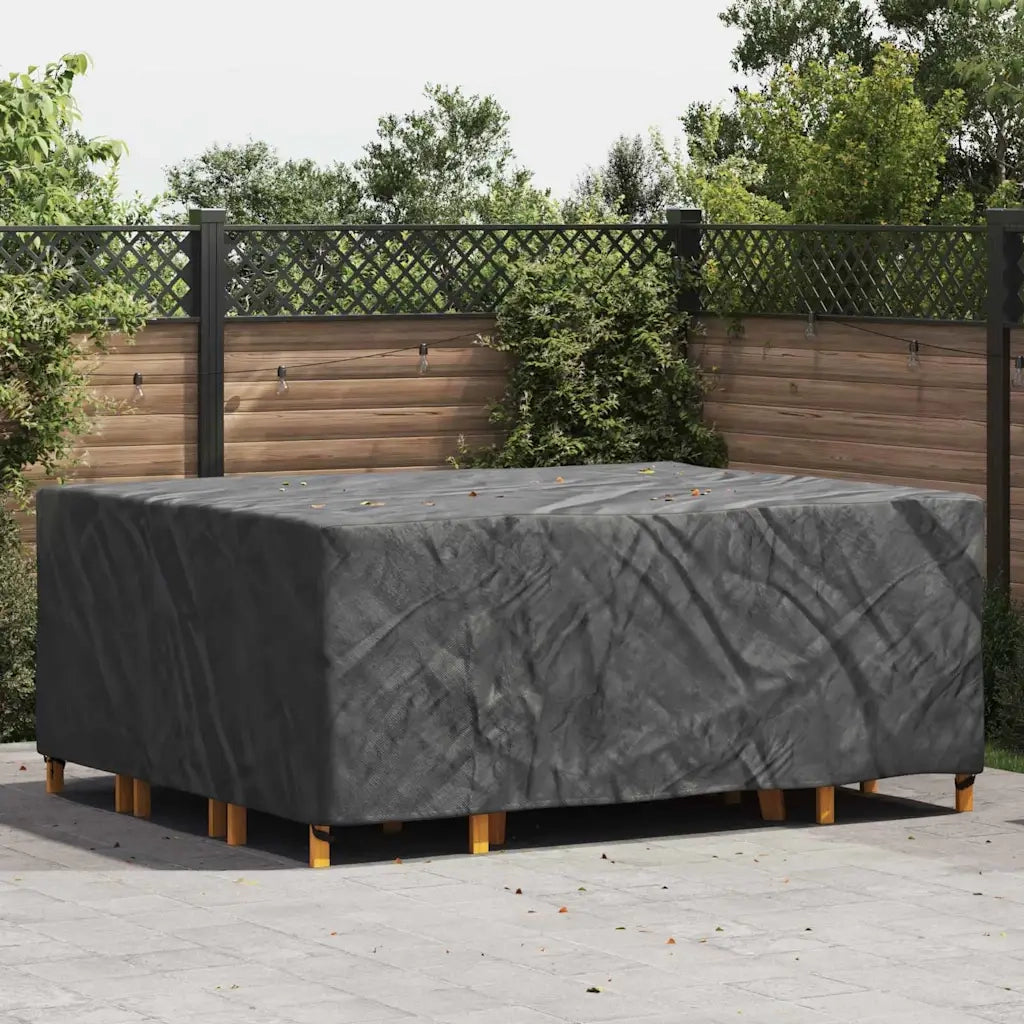 vidaXL Copertura per mobili da esterno Nero 250 x 210 x 70 cm 600D