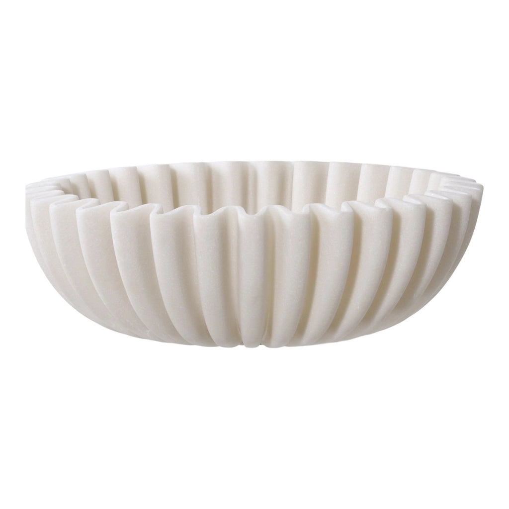 Vaso Decorativo Salt, Beige, Poliresina, 20x20x6,5 cm