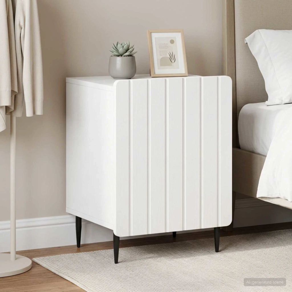 Armadio da Notte 2 pcs Bianco 43 x 34,5 x 52 cm 894336