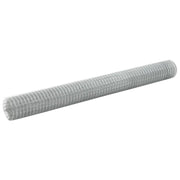 Recinzione in Rete per Pollaio Acciaio Zincato 25x1,5m Argentocod mxl 127791
