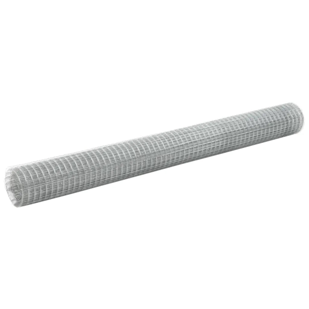 Recinzione in Rete per Pollaio Acciaio Zincato 25x1,5m Argentocod mxl 127791