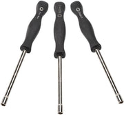Set di Regolazione Carburatore - Strumento di Sincronizzazione Carburatore - 3 Pezzi - Manico Antiscivolo - Leggero - Per Carburatori 2-telaio