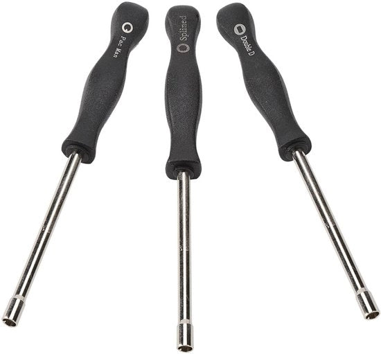 Set di Regolazione Carburatore - Strumento di Sincronizzazione Carburatore - 3 Pezzi - Manico Antiscivolo - Leggero - Per Carburatori 2-telaio
