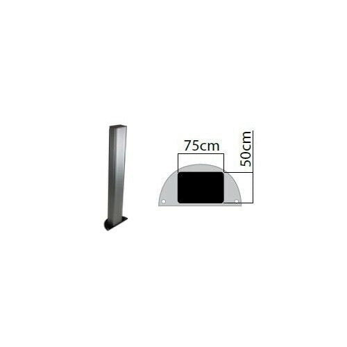 COLONNETTA ALLUMINIO H 500MM PER FOTOCELLULE REFLEX 589/3000 AUTOMAZIONE NUOVO