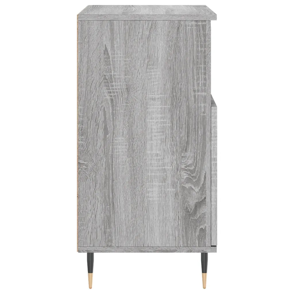 Credenze 3 pz | Madia | Buffet da pranzo | Armadio da pranzo Grigio Sonoma in Legno Multistrato